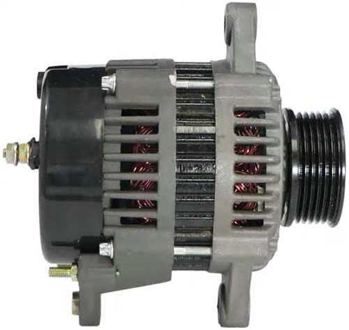 8461N-105 Amp High Output 2 Ear Mount Marine Alternator for Mercruiser ...